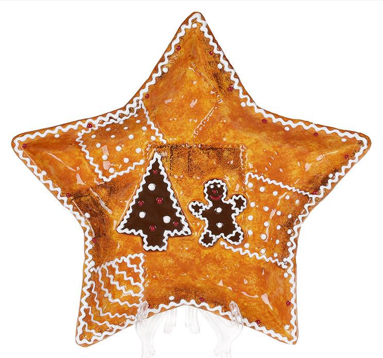 Набор блюд керамических Пряничная Сказка 2 шт. 24 см Набор блюд керамических Пряничная Сказка 2 шт. 24 см