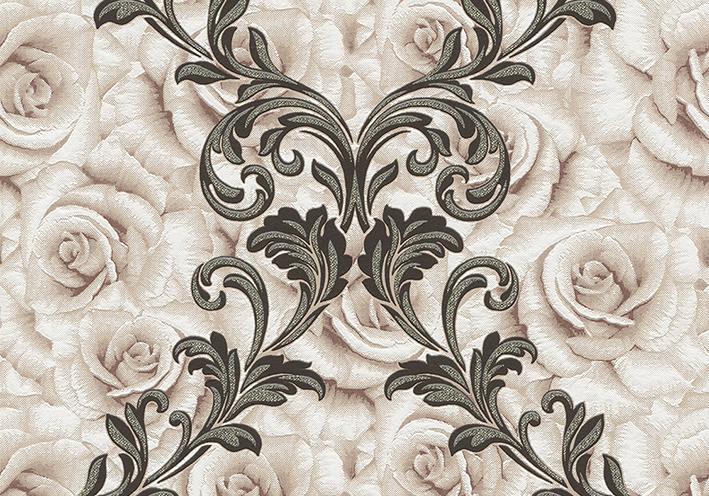 Обои виниловые на бумажной основе Слов'янські шпалери Френсис декор ВКП3-0980 0,53х10,05 м Бежевый (3-0980)