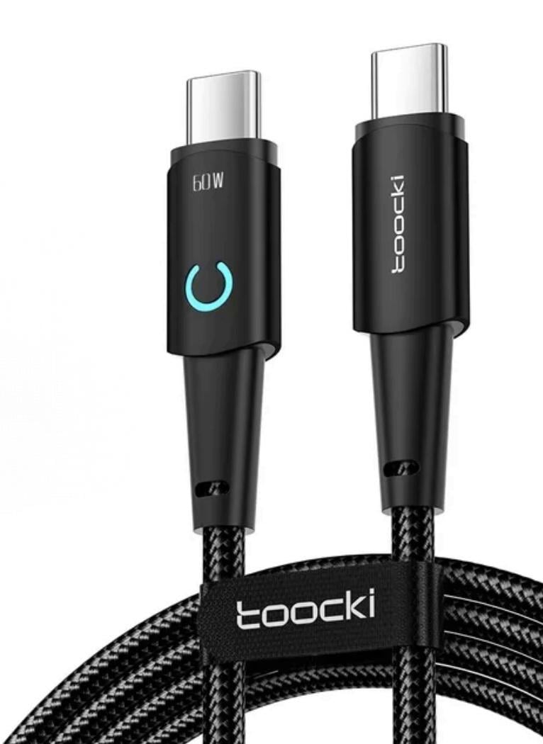 Кабель для зарядки Essager PD 60W 1 м Black (230006)