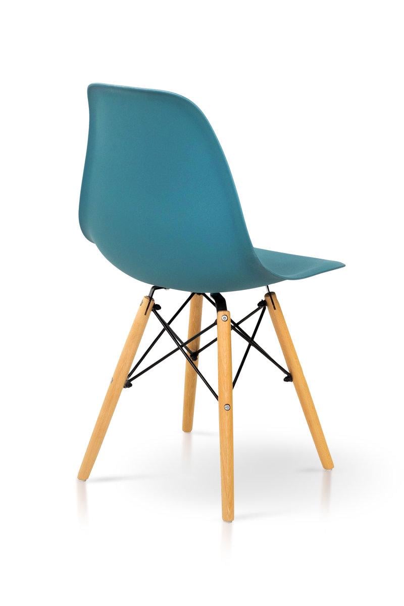 Стілець кухонний Мікс Меблі Смайл Аквамарин/ніжки Бук - фото 5 Стілець кухонний Мікс Меблі Смайл Аквамарин/ніжки Бук - фото 5