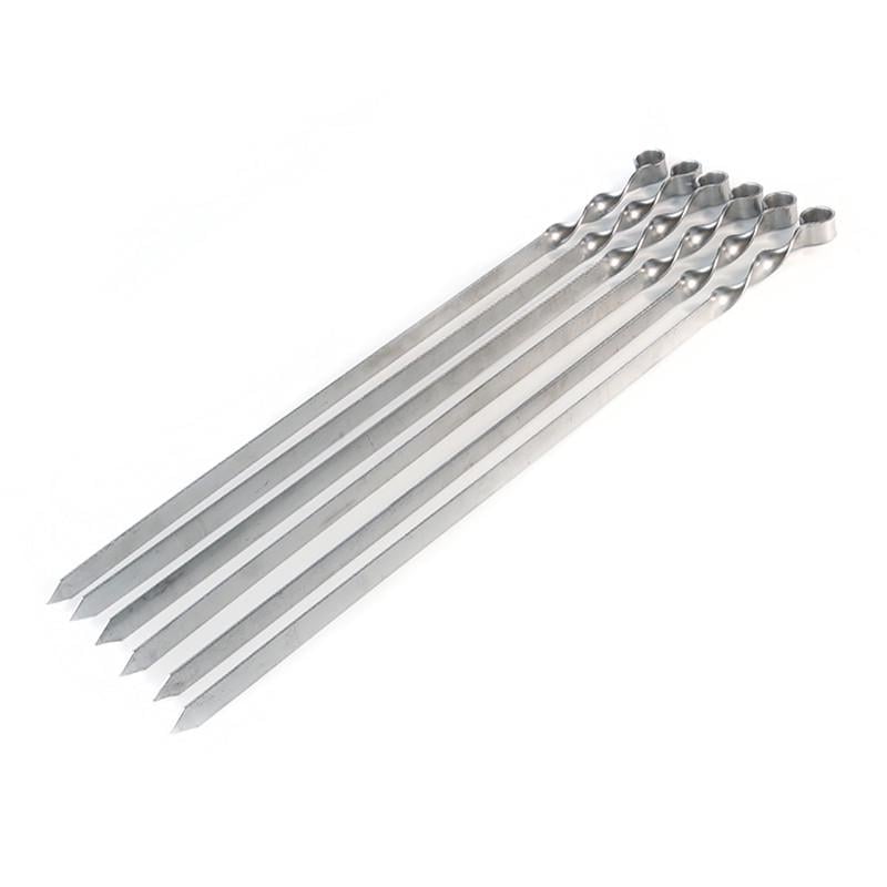 Набор шампуров для люля-кебаба 690 мм 6 шт. из нержавеющей стали (28221371)