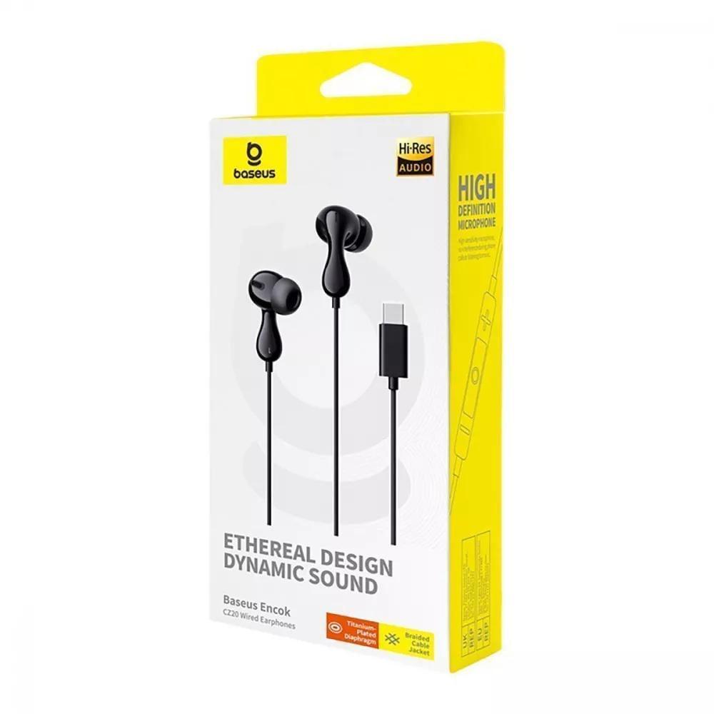 Наушники BASEUS Encok CZ20 Type-C Black - фото 4