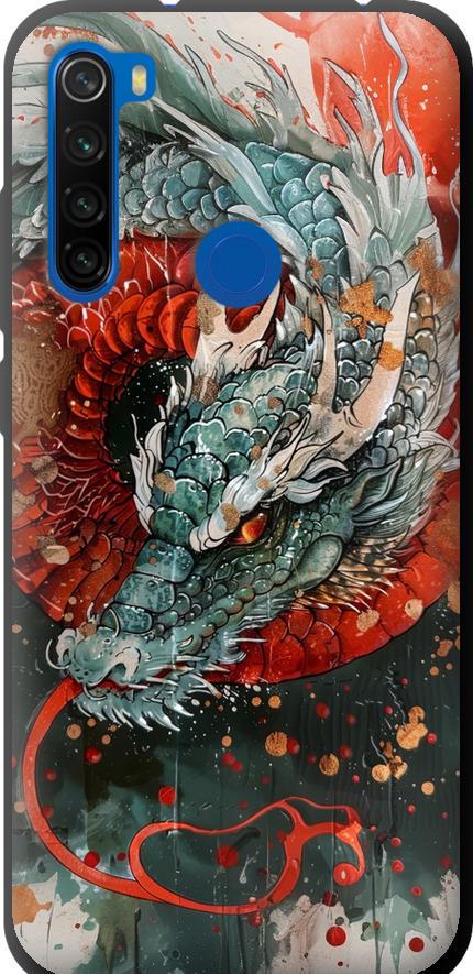 Чехол на Xiaomi Redmi Note 8T Стихия огня (6101b-1818-42517)