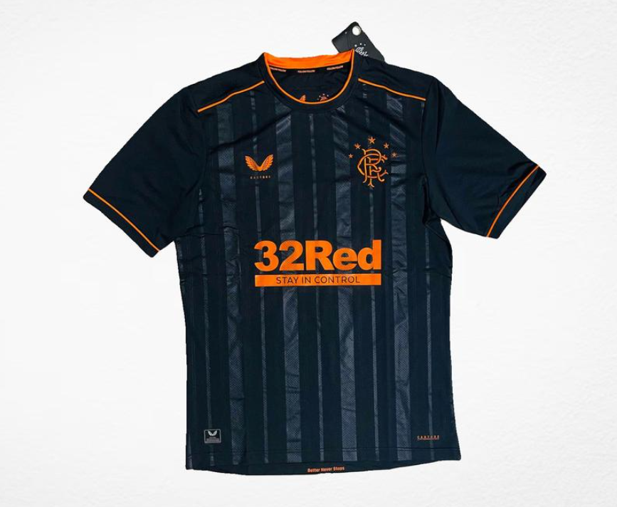 Футболка спортивна Castore Pro Rangers 3RD M Чорний (28436734)