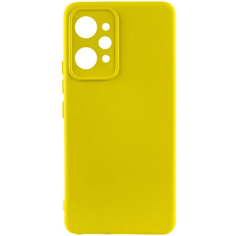 Противоударный Чехол Silicone Cover Lakshmi Full Camera (AAA) для Xiaomi Redmi 12 Желтый/Yellow