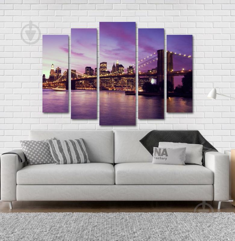 Модульна картина Poster-land Нічне місто Art-37_5