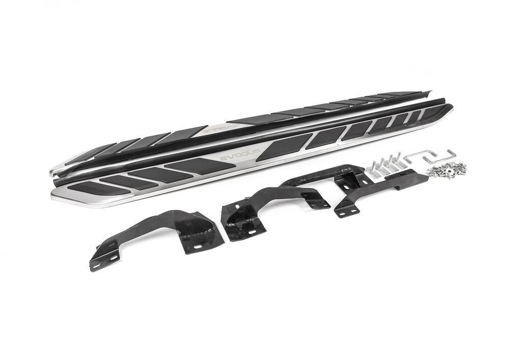 Боковые пороги Niken Oem-v1 для Range Rover Evoque 2012-2018 алюминий 2 шт. 16210