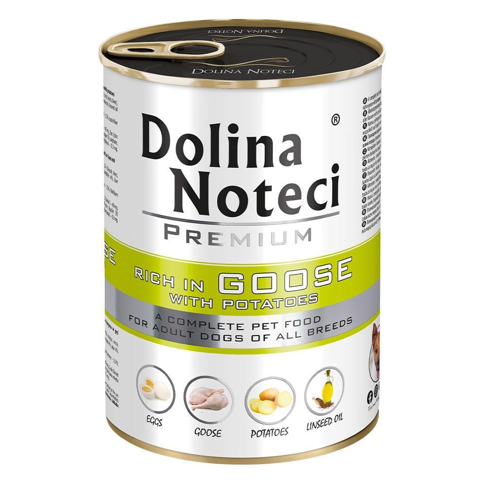 Консерва для собак Dolina Noteci Premium с гусем и картофелем 400 г