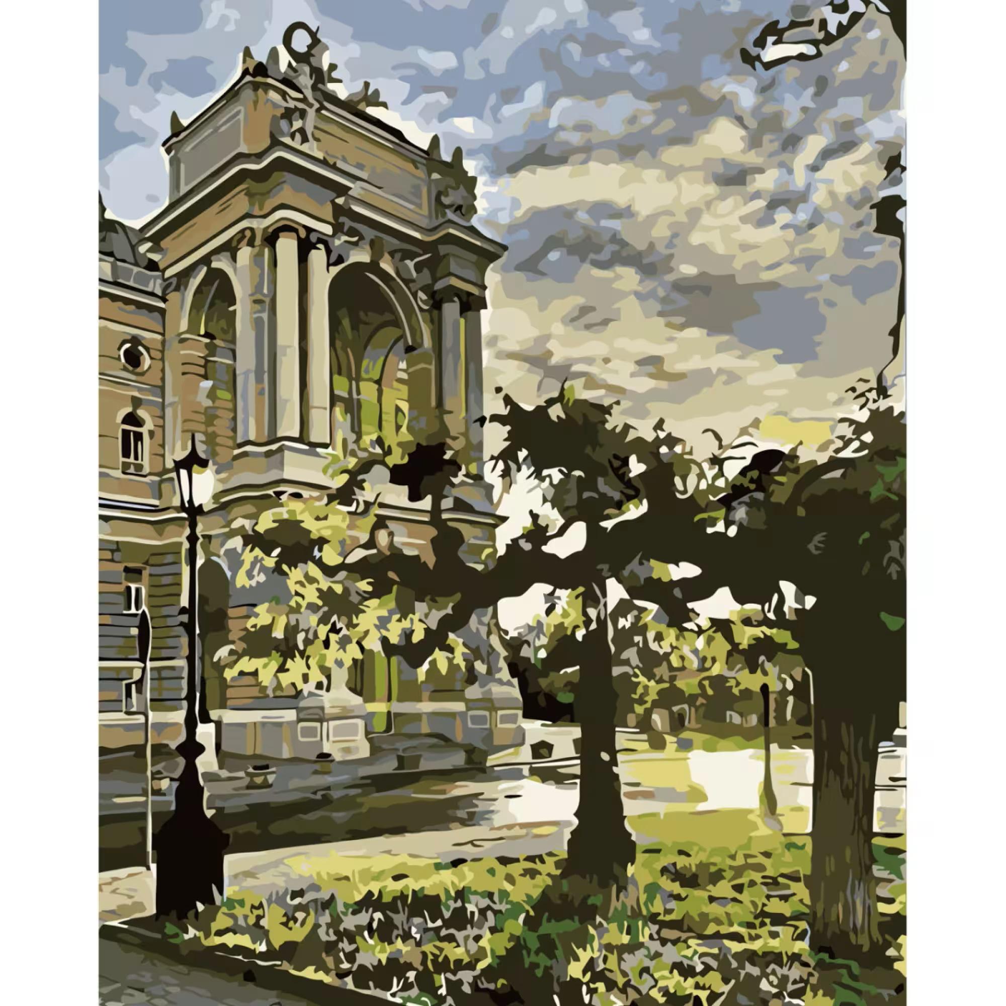 Картина по номерам Strateg Театр оперы и балета 30x40 см (SS-6579)