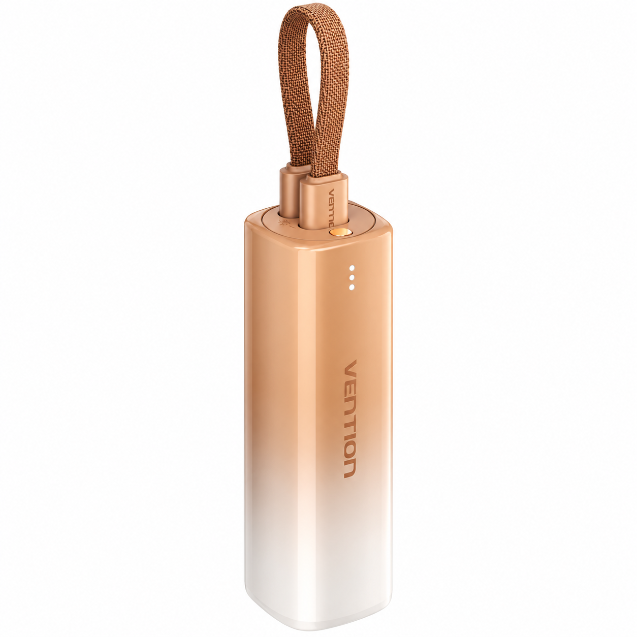 Повербанк Vention 5000 mAh 20W PD USB-C Lightning з кабелем Gradient Gold (FHWJ0) Повербанк Vention 5000 mAh 20W PD USB-C Lightning з кабелем Gradient Gold (FHWJ0)