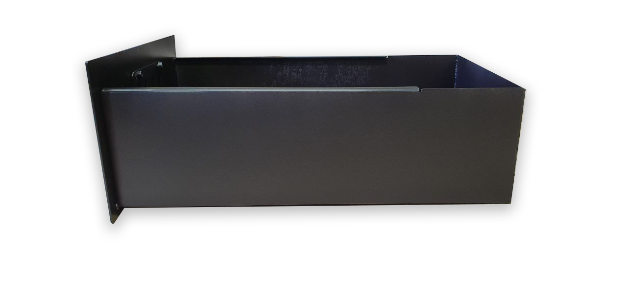 Пепельник-совок стальной 250х70х550 мм Черный ( 25438036)