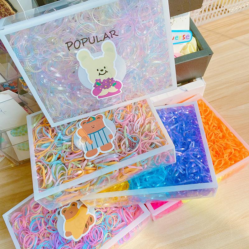 Набір резинок для волосся Color 3 11709 1600 шт. (4570488) - фото 2 Набір резинок для волосся Color 3 11709 1600 шт. (4570488) - фото 2