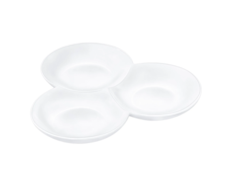 Менажница тройная Wilmax 15,5 см Белый (b69a771e)