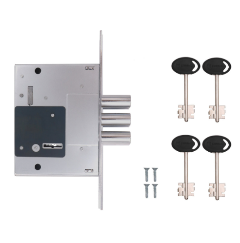 Замок врізний сувальдний Шерлок 257L-S-4 додатковий 4 ключа (2266442139)