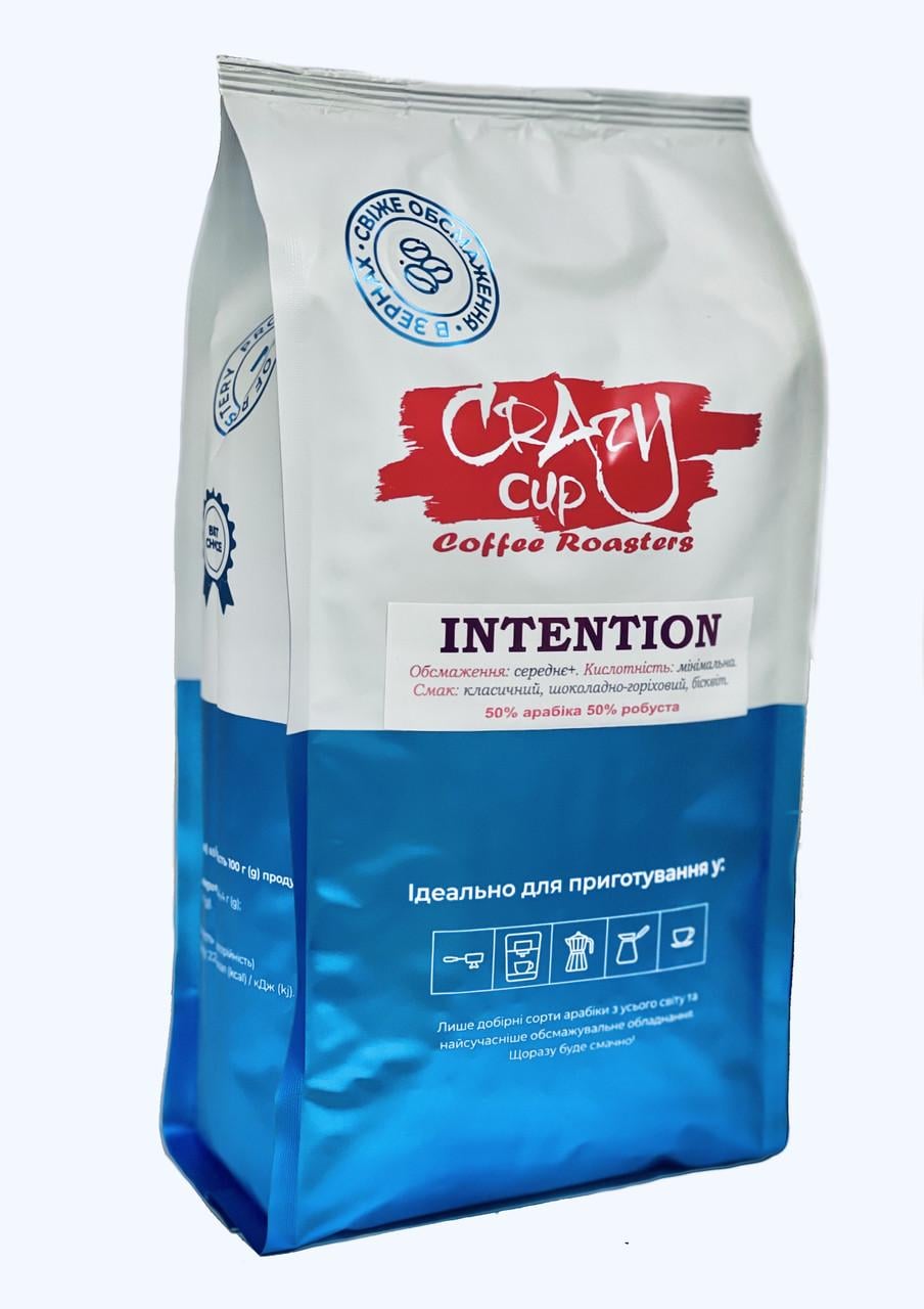 Кофе в зернах Intention 50/50 1000 г (3157839620)