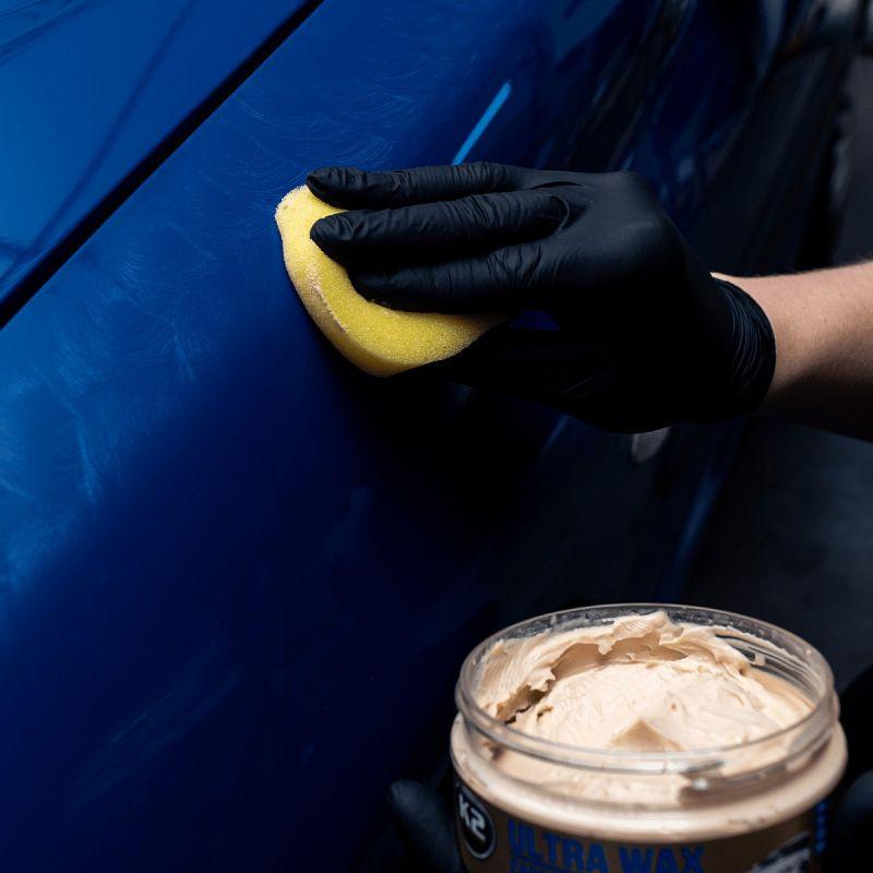 Полироль восковой для кузова K2 Ultra Wax с губкой 250 г - фото 9
