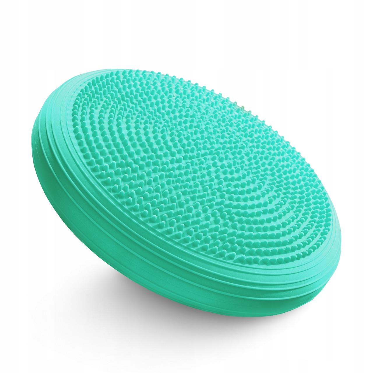 Подушка-диск балансувальна 4fizjo MED+ сенсомоторна масажна 33 см Mint (P-5907739313836)