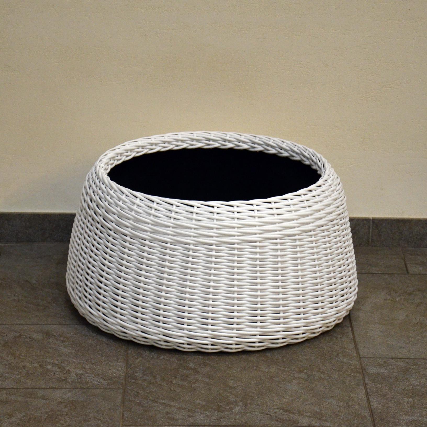 Подставка-юбка под елку плетеная из искусственного ротанга/ручной работы L Белый (22461937) - фото 6 Подставка-юбка под елку плетеная из искусственного ротанга/ручной работы L Белый (22461937) - фото 6