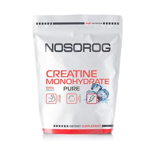 Креатин моногідрат Nosorog Nutrition Creatine Monohydrate 600 г 120 порцій Unflavored