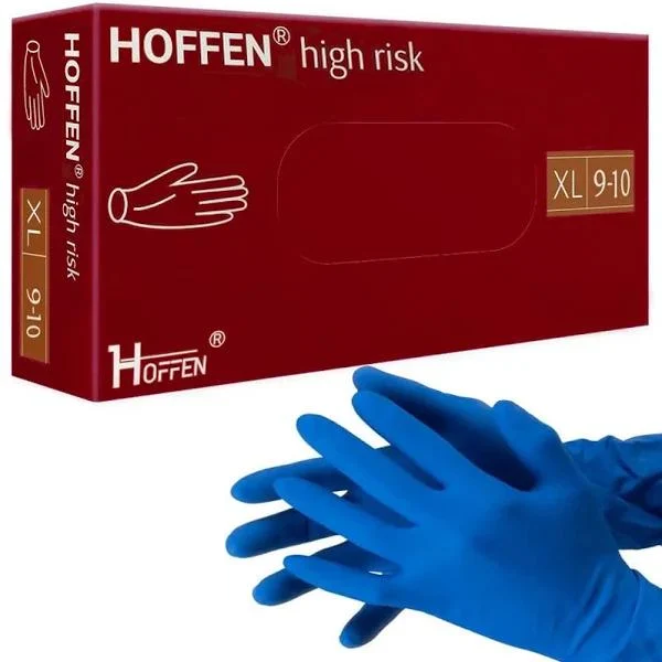 Рукавички латексні HOFFEN Hoff Medical High Risk XL 14,5 г 50 шт. (19071062)