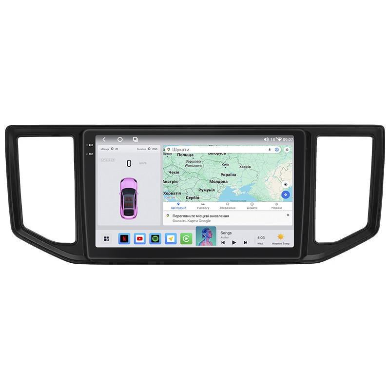 Автомагнітола штатна Lesko для Volkswagen Crafter II 2017-н.в. 10" 4/64 QLED CarPlay 4G Wi-Fi GPS 360 Prime