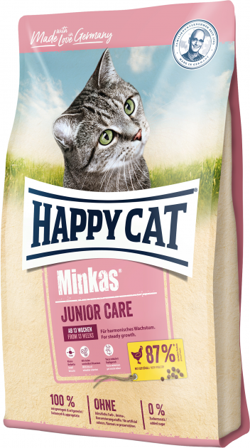 Сухий корм Happy Cat Minkas Junior Care Geflugell для кошенят з птицею віком від 4 до 12 місяців 10 кг (1482168978)