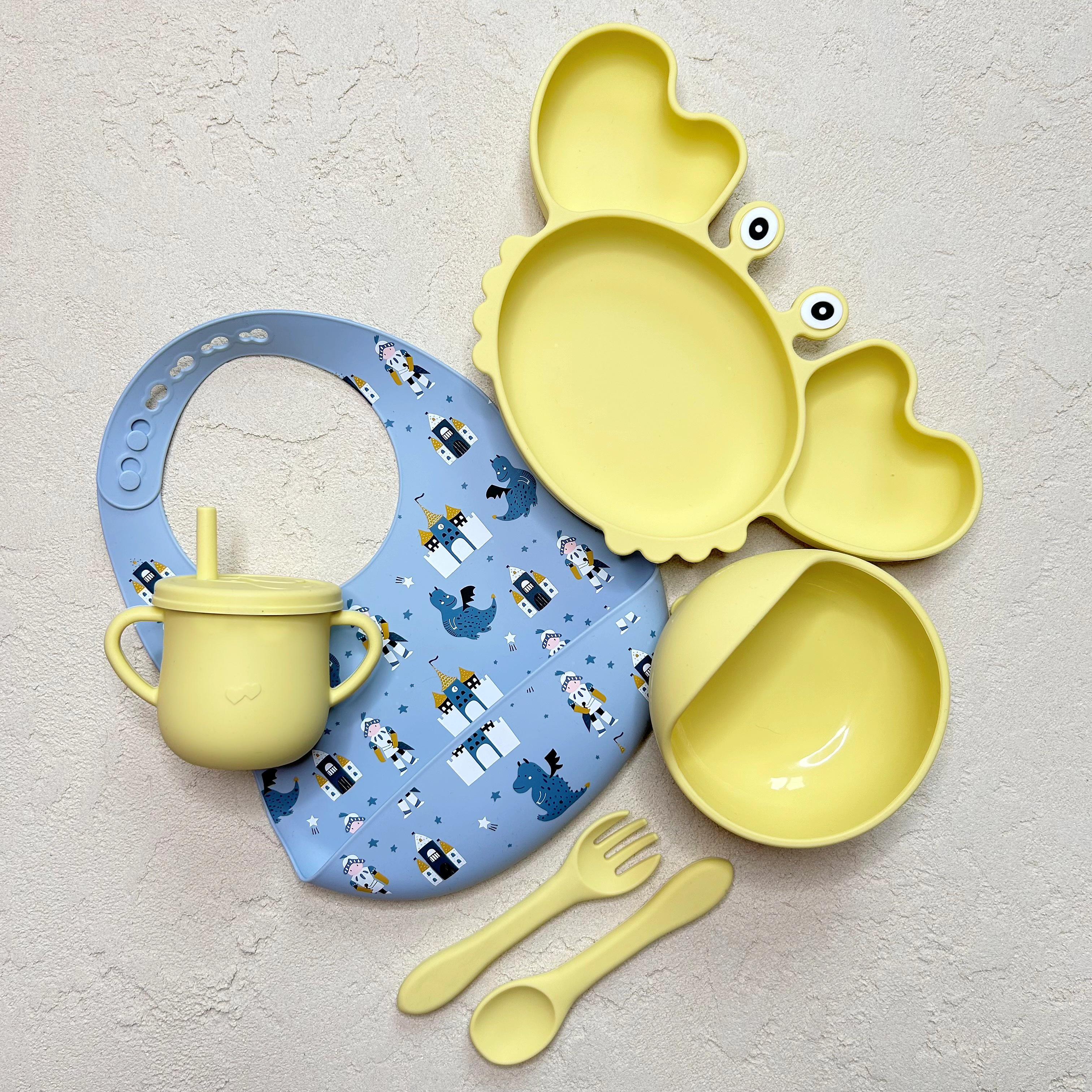 Дитячий посуд для годування KRP e2883 краб замок (62672)