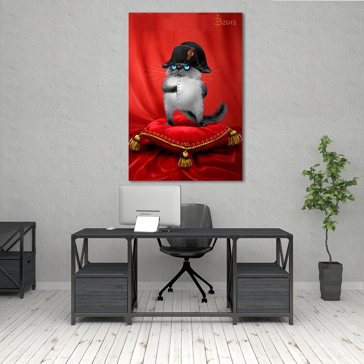 Модульная картина Маленький Наполеон 1 модуль 30х45 см