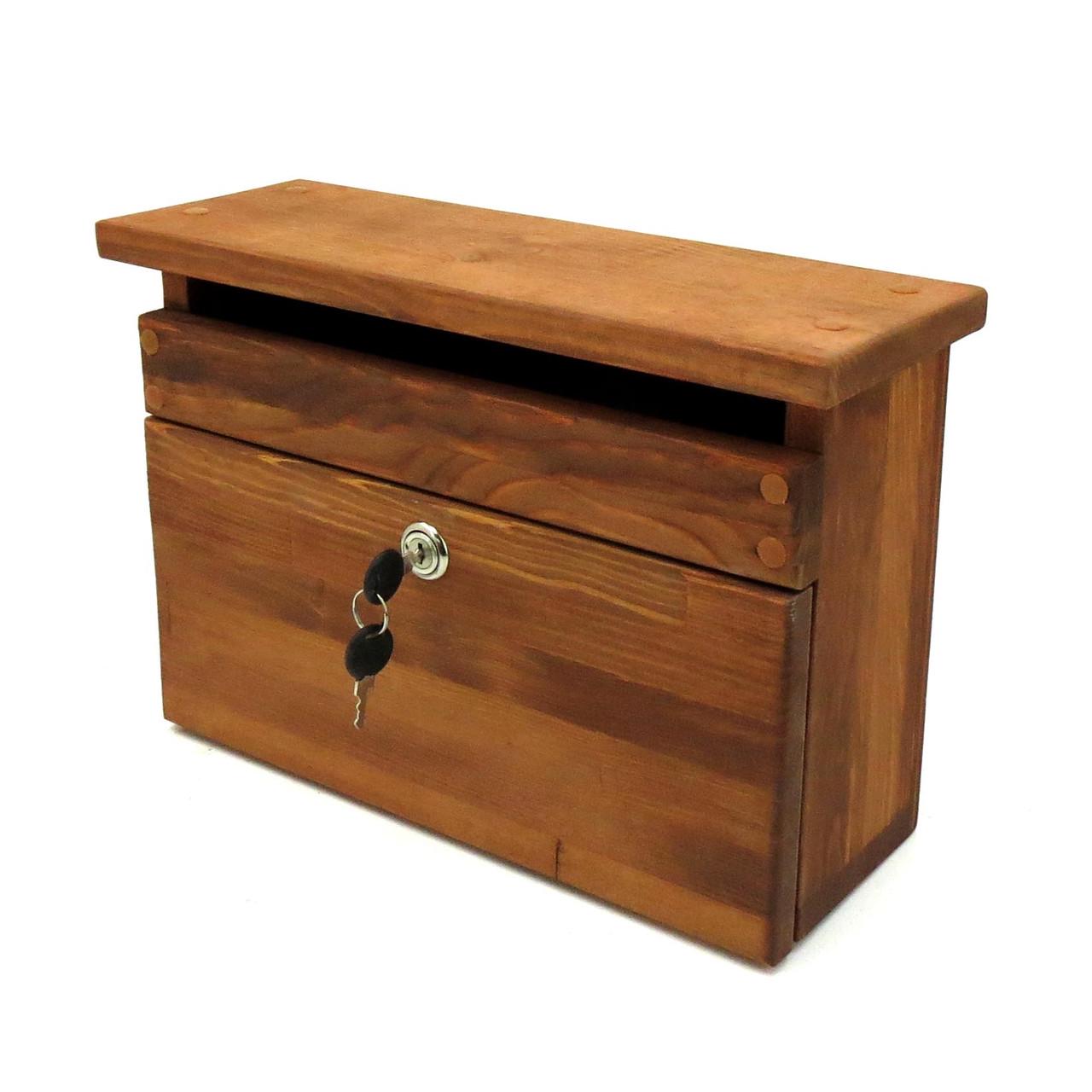 Почтовый ящик из дерева Енисей Латте (ПЧТ-000216)