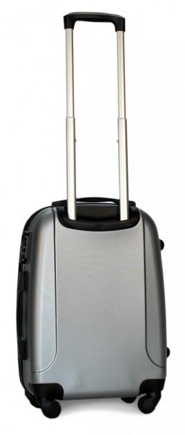 Валіза пластикова Fly 310 S на 4 колесах Срібний (CEKRBFL310SM4SRI) - фото 3