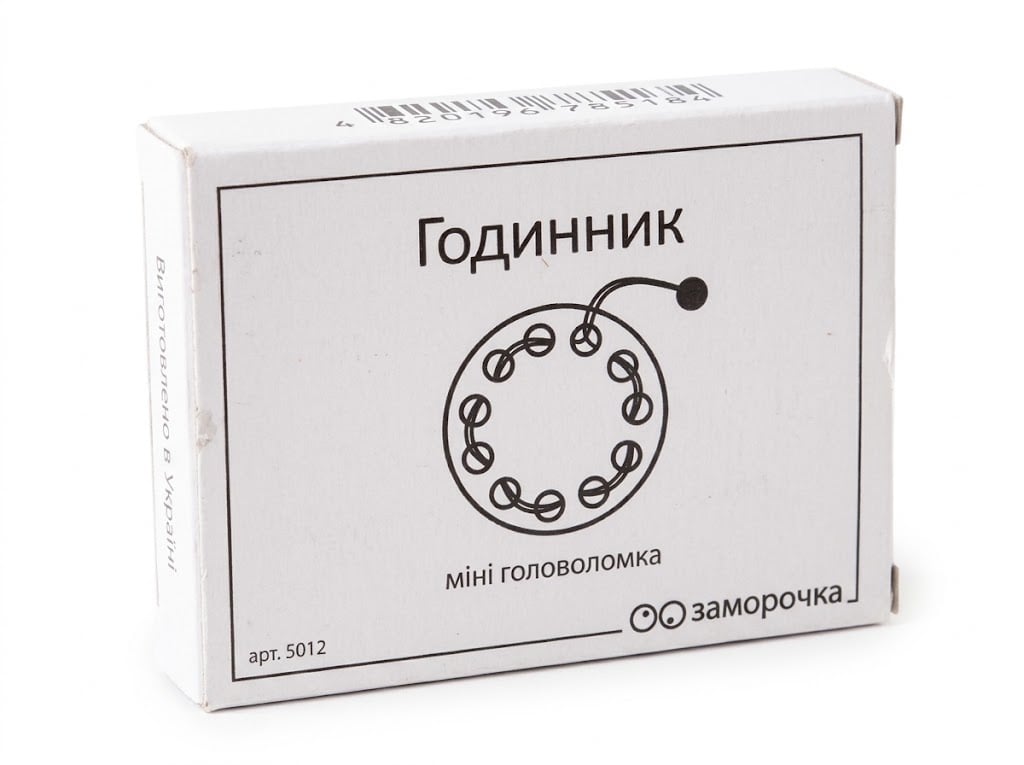Головоломка деревянная Заморочка Часы (ID-180-D-529)