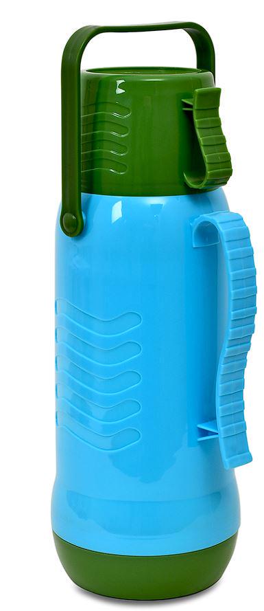 Термос со стеклянной колбой 1 л Синий (30143)