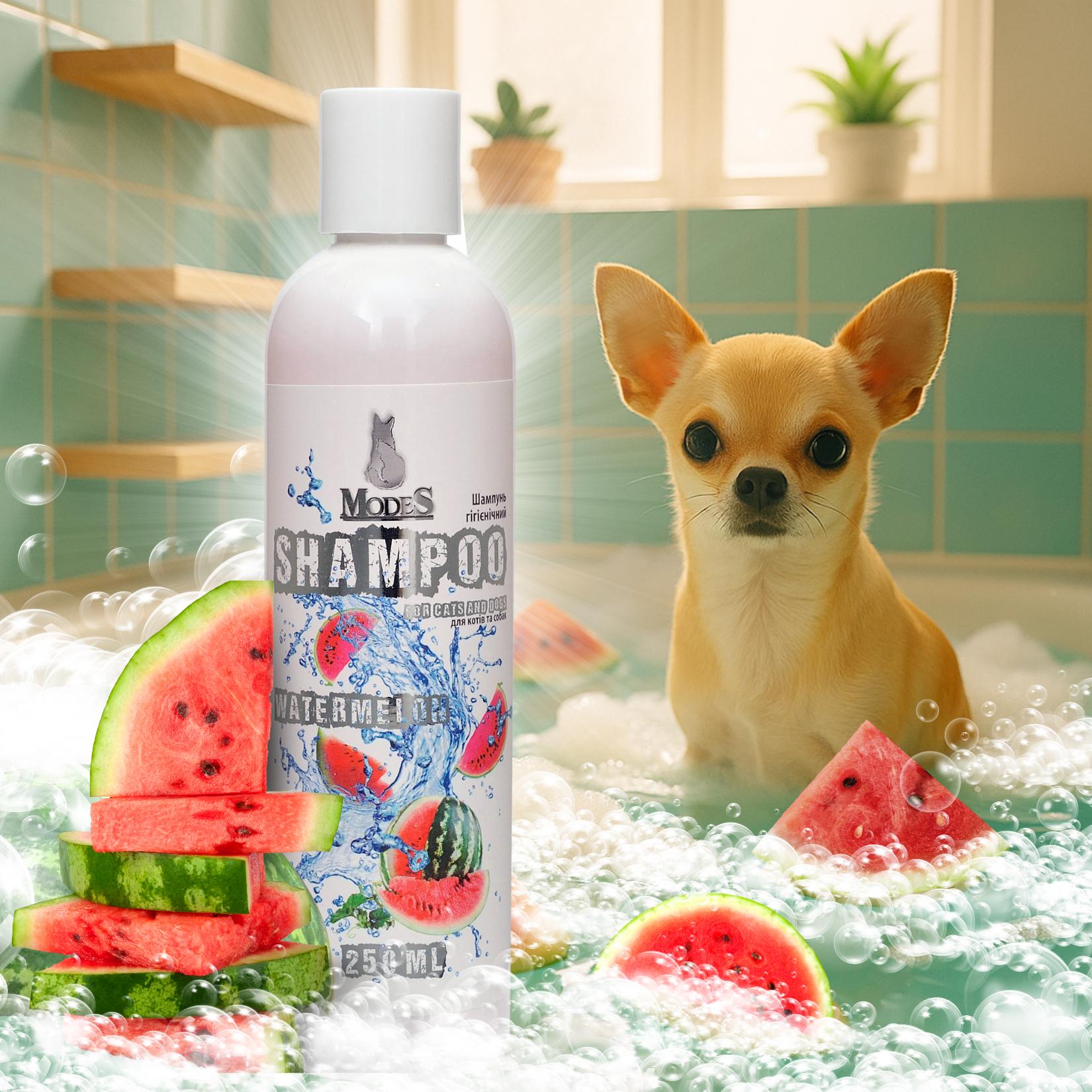 Шампунь фруктовий з ароматом кавуна для котів і собак 250 мл (27879463) - фото 3 Шампунь фруктовий з ароматом кавуна для котів і собак 250 мл (27879463) - фото 3