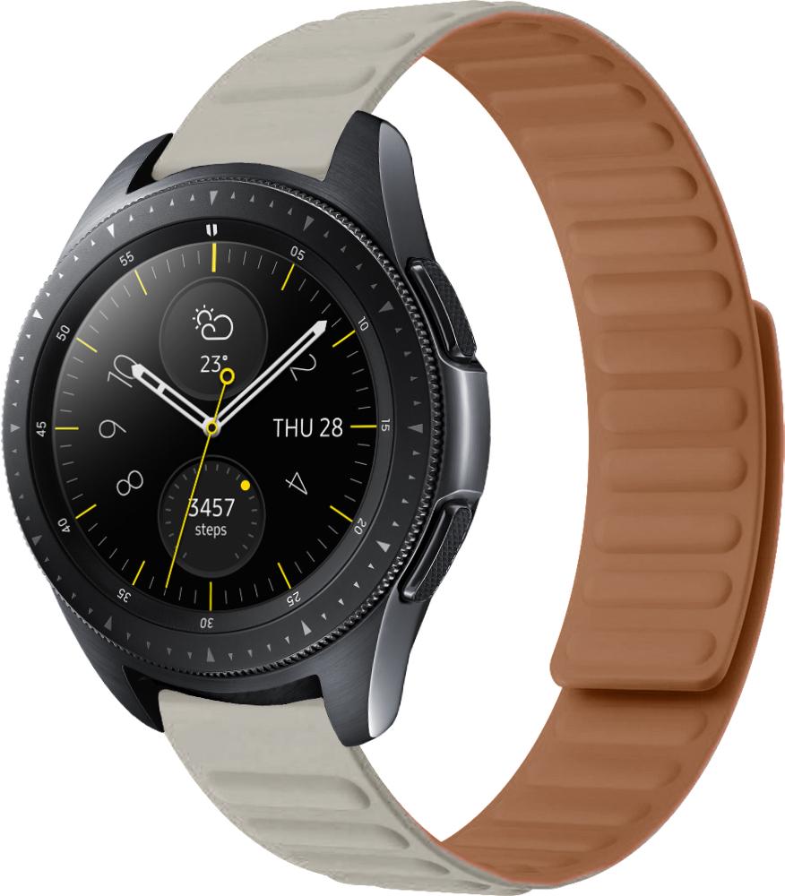 Ремінець Magneter для Galaxy Watch 42 мм Beige (26612-34) Ремінець Magneter для Galaxy Watch 42 мм Beige (26612-34)