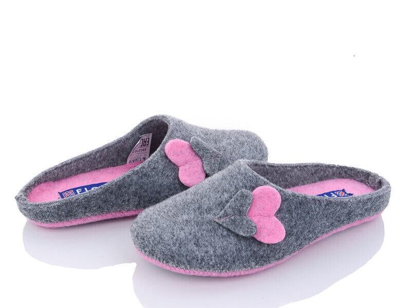 Тапочки комнатные женские FLOCC Лика р. 38 Серый (690216/2-38)