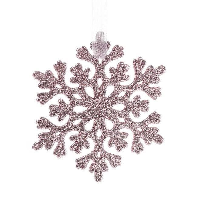 Новорічна підвіска Сніжинка 9 см (12263)