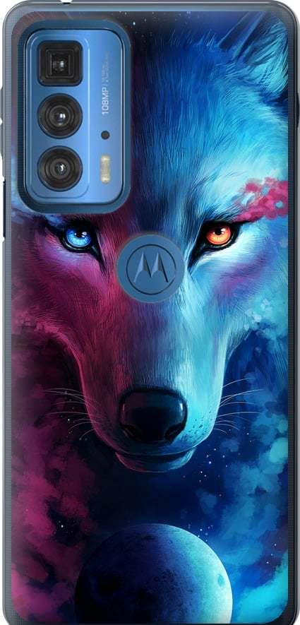 Чехол на Motorola Edge 20 Pro Арт-волк (3999u-2662-42517)