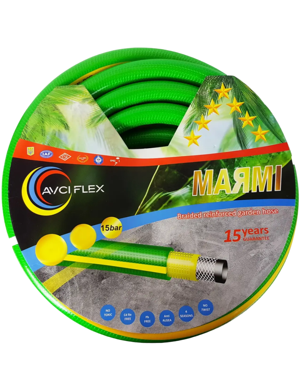 Шланг для поливу Avci Flex Майамі Ø 3/4" 2,5 мм 30 м (23226664)