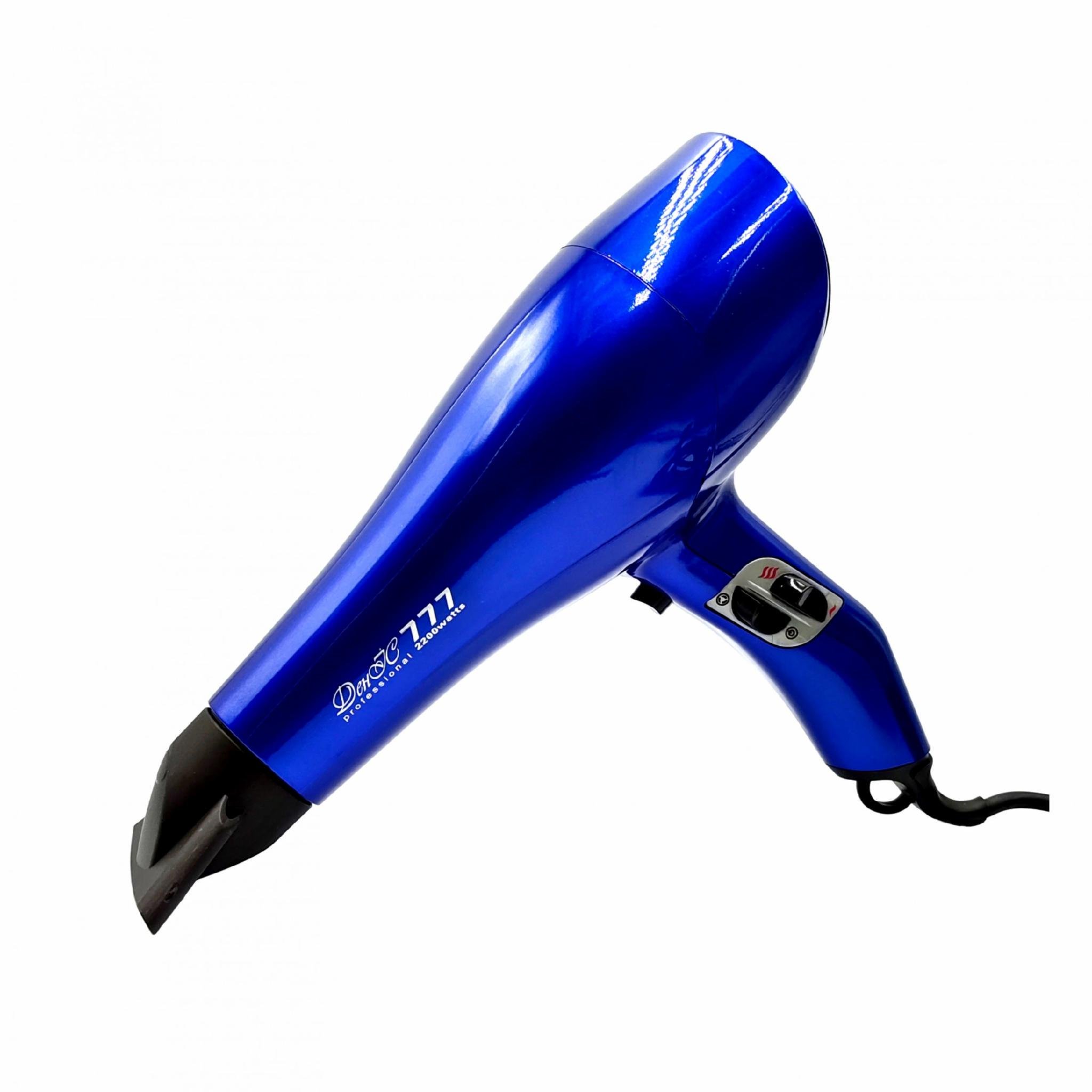 Фен професійний ДенІС professional 777 2200 Вт Blue (1453069892)