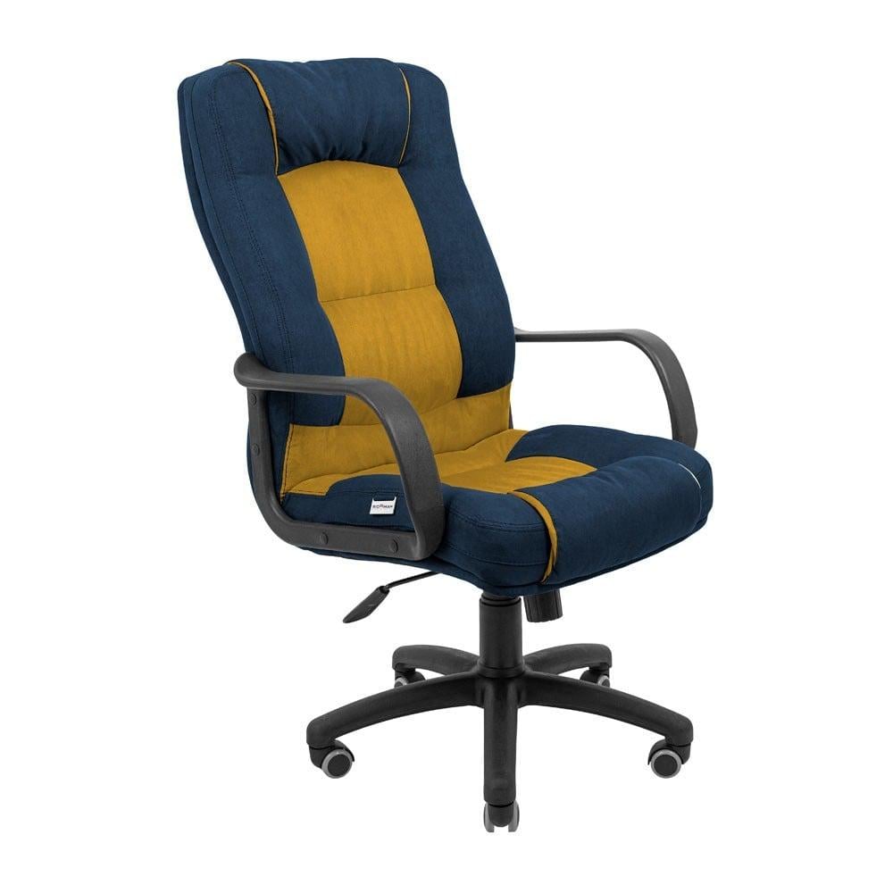 Офисное кресло руководителя Richman Alberto M2 Anyfix Желто-синий (64c88eb8eb955d6879282c43)