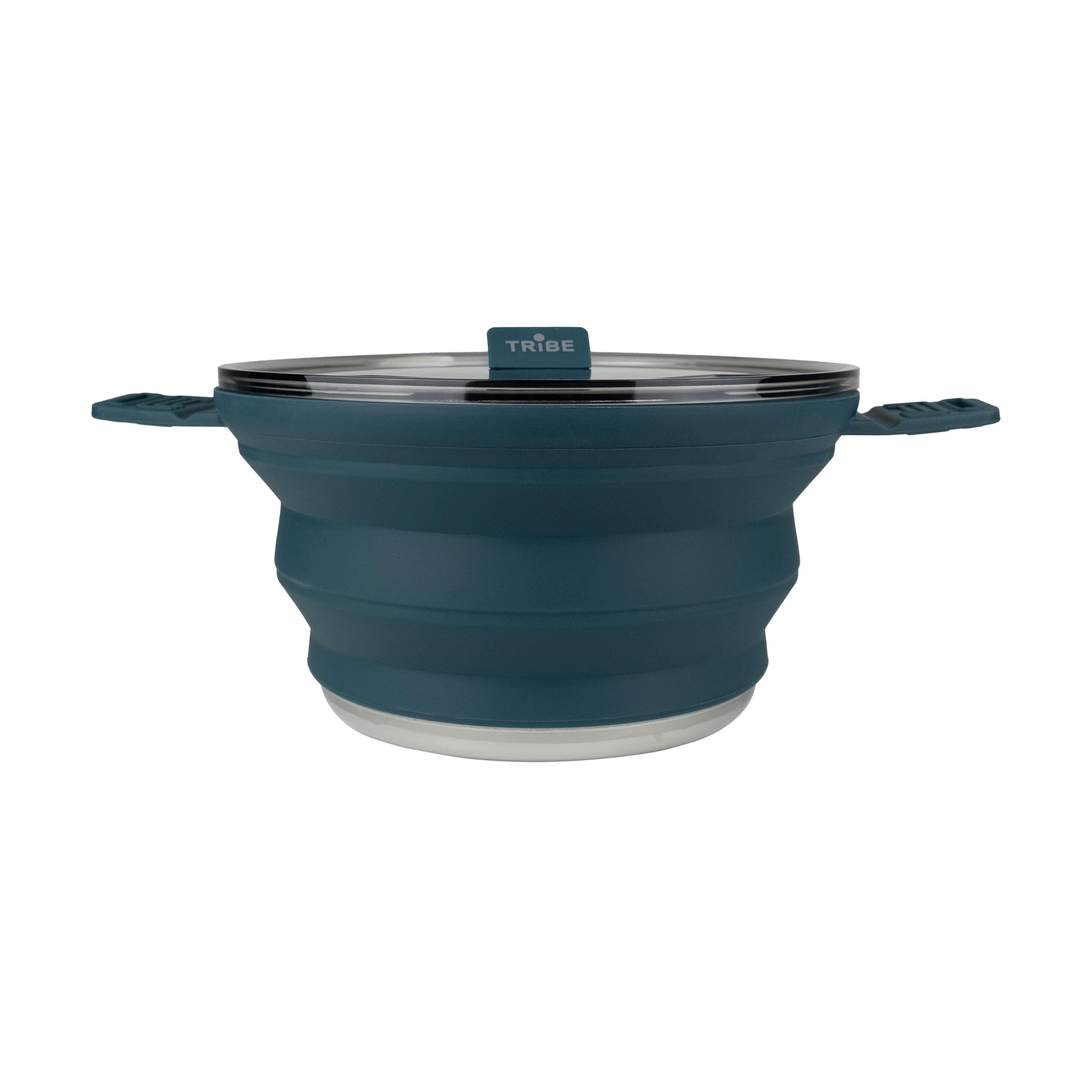 Кастрюля Tribe Collapsible Pot силиконовая 2,5 л (T-FF-0025-ocean) - фото 2 Кастрюля Tribe Collapsible Pot силиконовая 2,5 л (T-FF-0025-ocean) - фото 2
