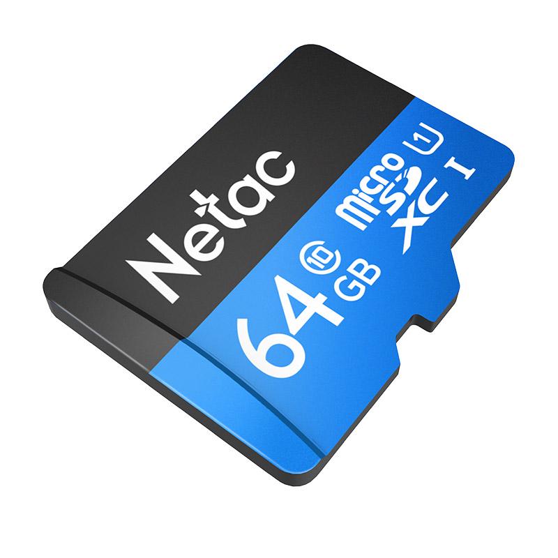 Карта памяти Netac microSD 64 GB C10 UHS-I R80 MB/s + SD - фото 2