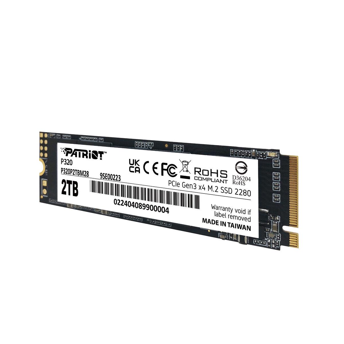 SSD-диск Patriot P320 2 Тб (P320P2TBM28) - фото 4 SSD-диск Patriot P320 2 Тб (P320P2TBM28) - фото 4