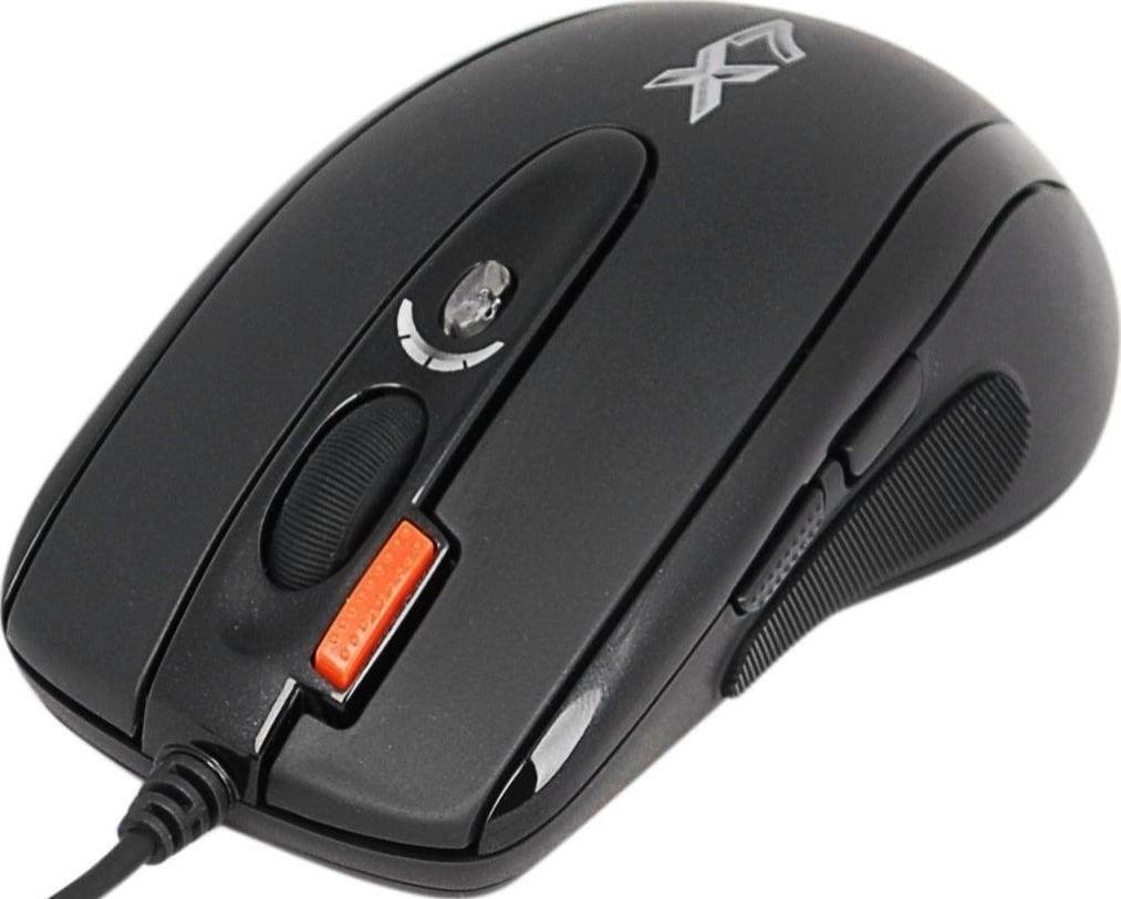 Компьютерная мышка проводная A4Tech XL-750BK-B Black (26712206) - фото 2