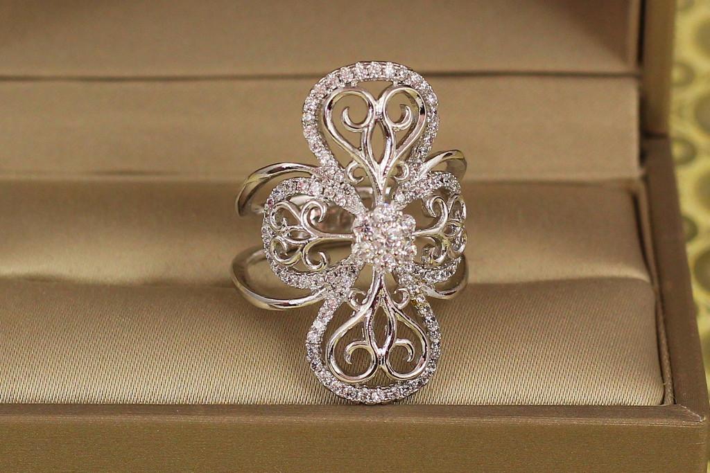Кольцо Xuping Jewelry Фредерик р. 18 Серебристый