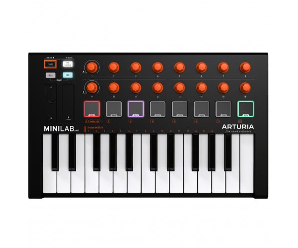 MIDI-клавиатура/Контроллер Arturia MiniLab MKII Orange Edition