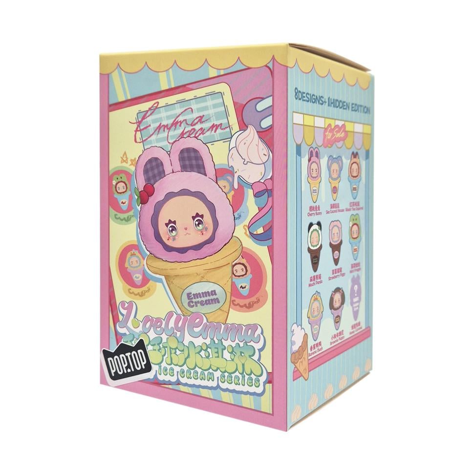 М'яка іграшка колекційна Pop Top з кільцем Морозивко Lucky Emma серії Scoop Ice Cream (IY-189-Y-484)