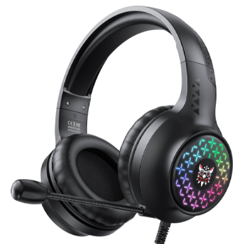 Наушники ONIKUMA Gaming with LED X7 Pro Black