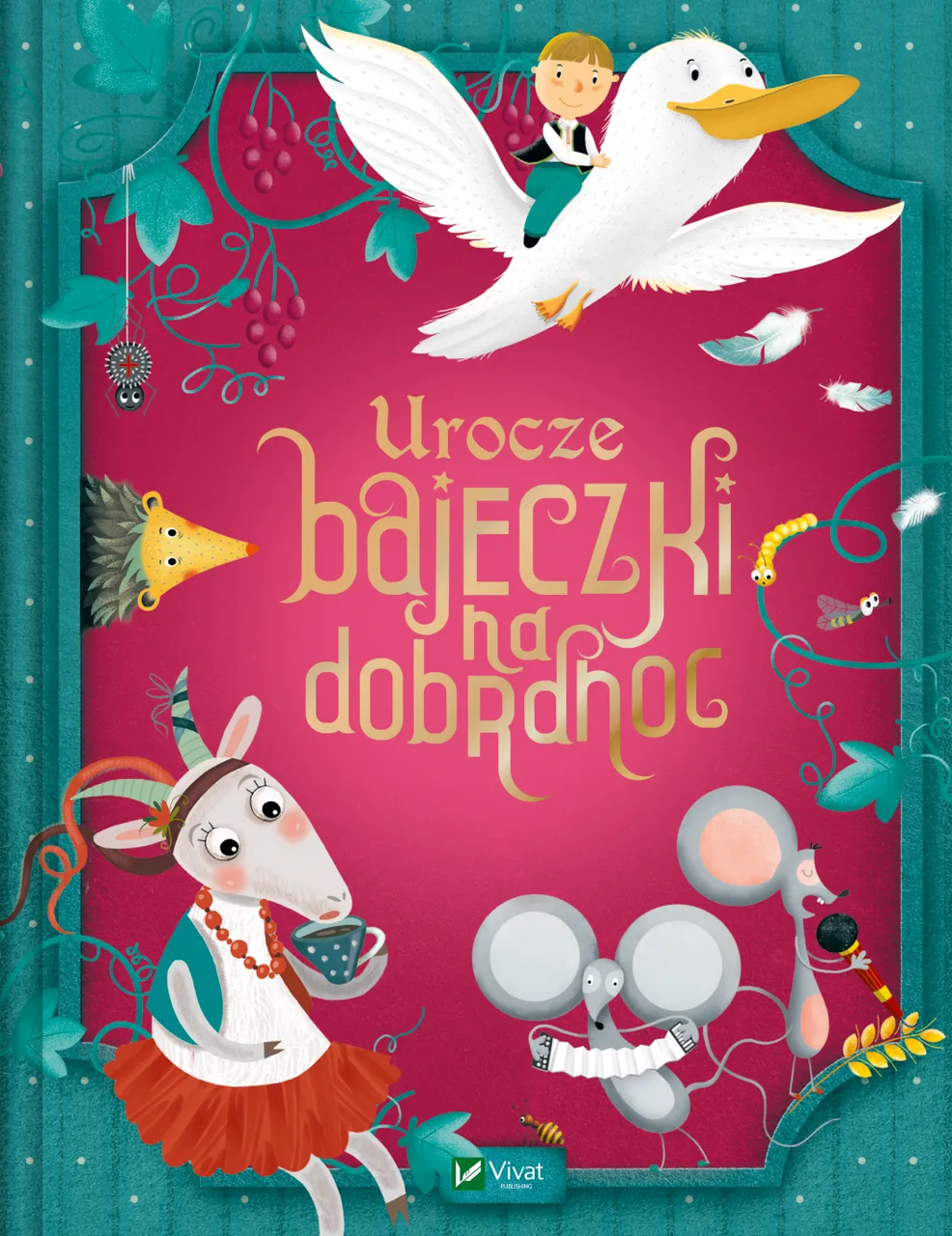 Детская книга Vivat "Urocze bajeczki na dobranoc" (9786171706828)