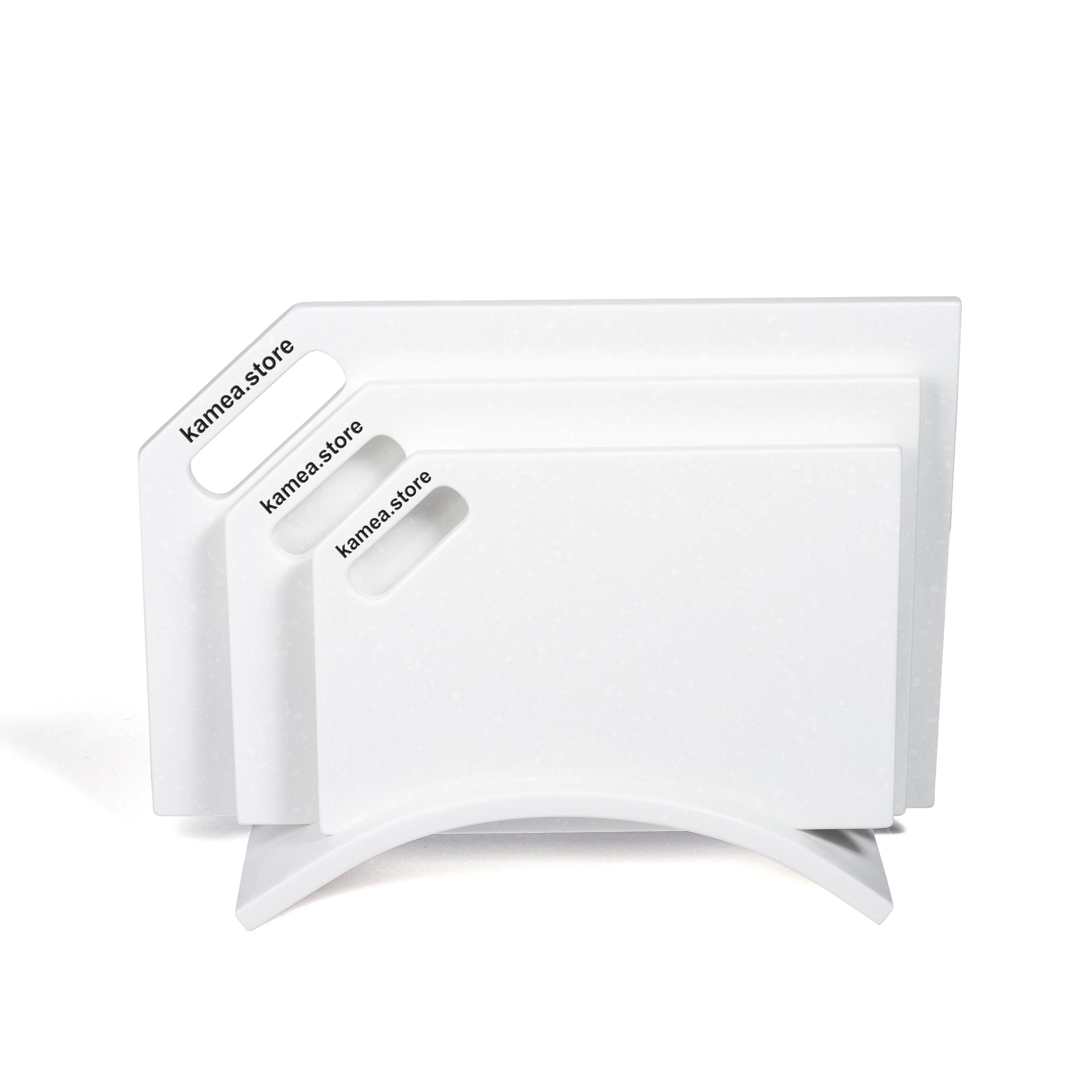 Набір дощок кухонних Kamea із штучного каменю Arctic Ice - фото 3 Набір дощок кухонних Kamea із штучного каменю Arctic Ice - фото 3